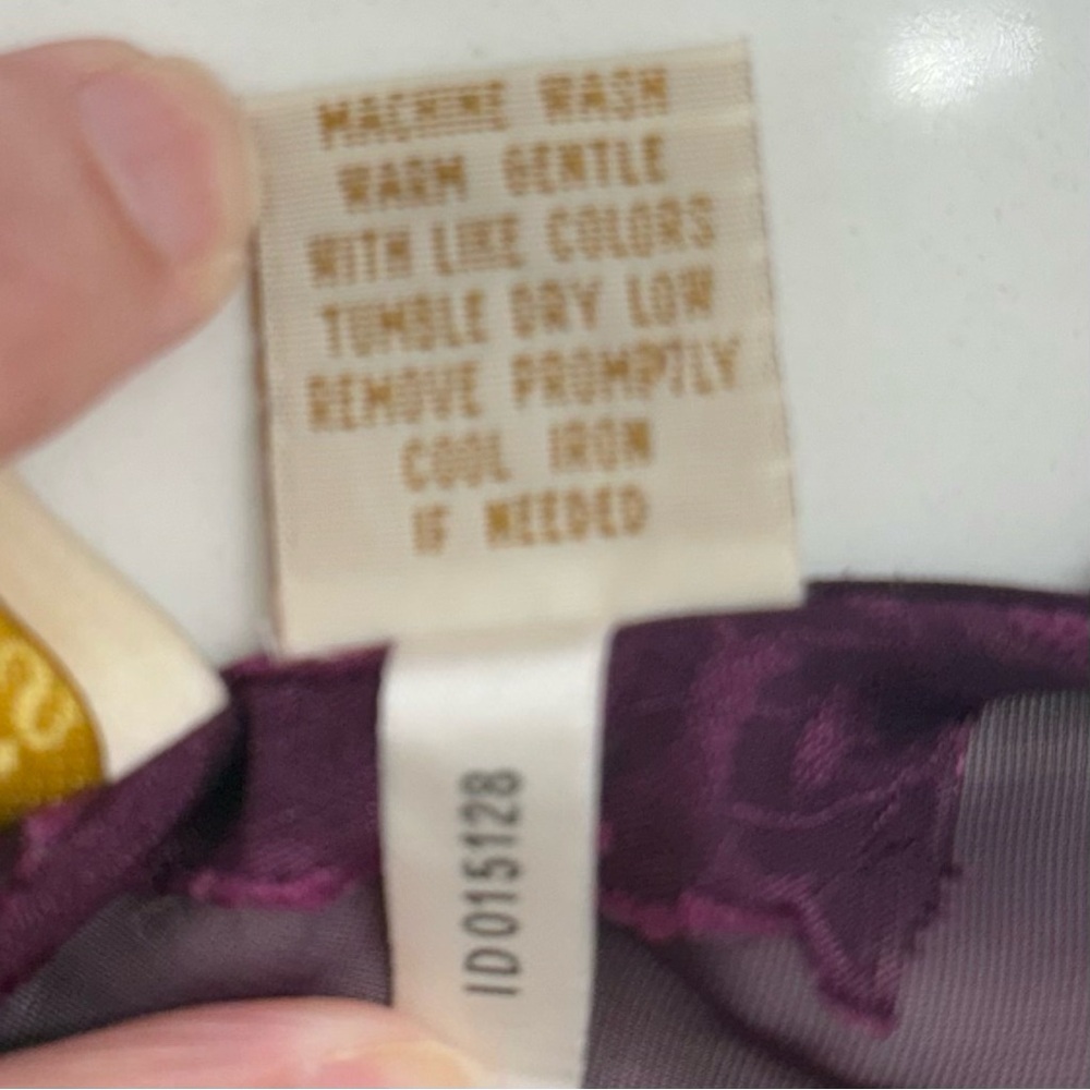 Victoria’s Secret Vintage Gold Tag Lingerie Sleepwear Patterned Classic Sz Small - Picture 8 of 11